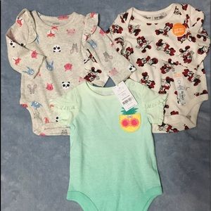 Three 3m onesies